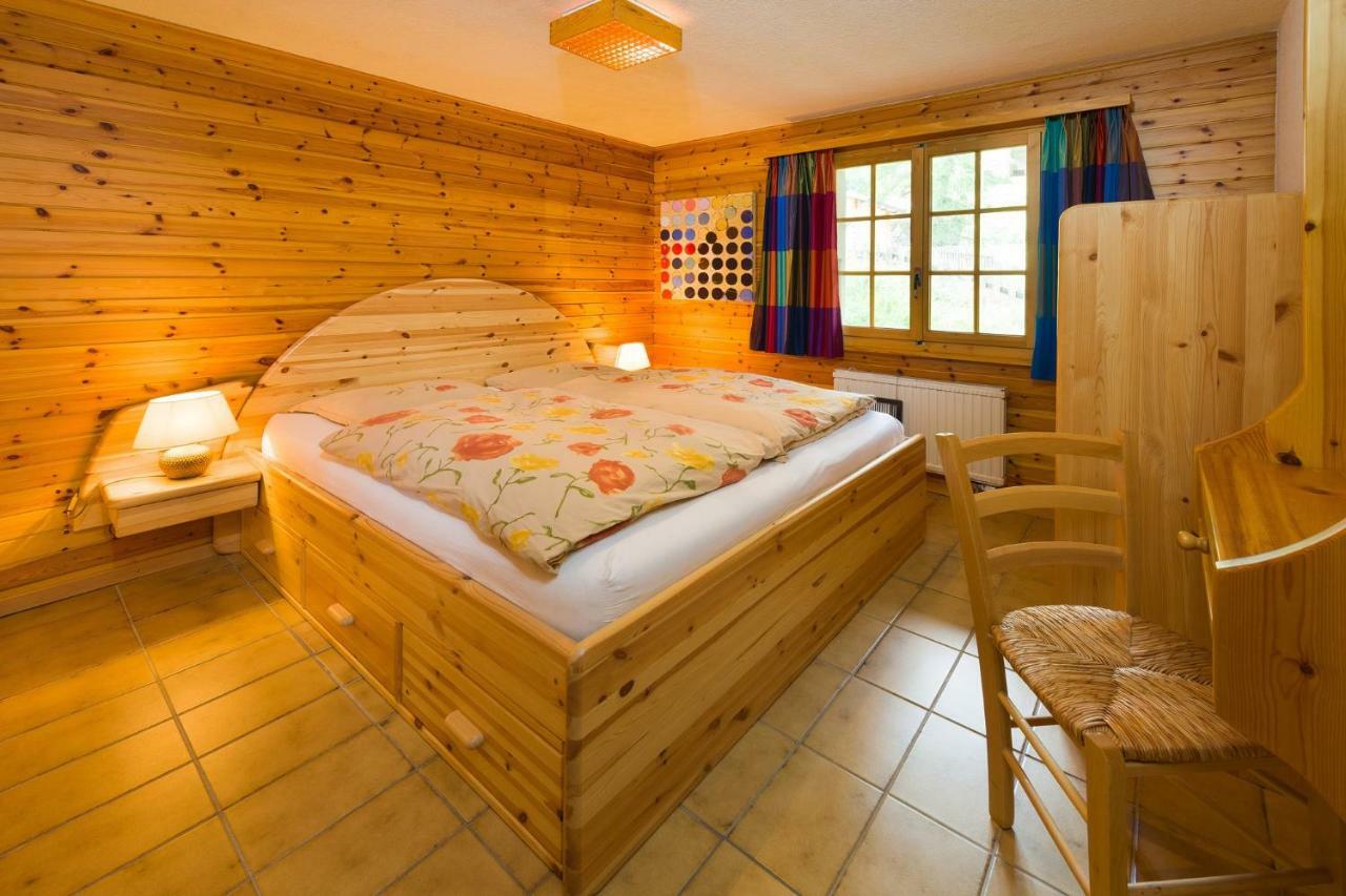 Apartment Schinkenheim "Bei Fuchs & Hase" Grächen Buitenkant foto