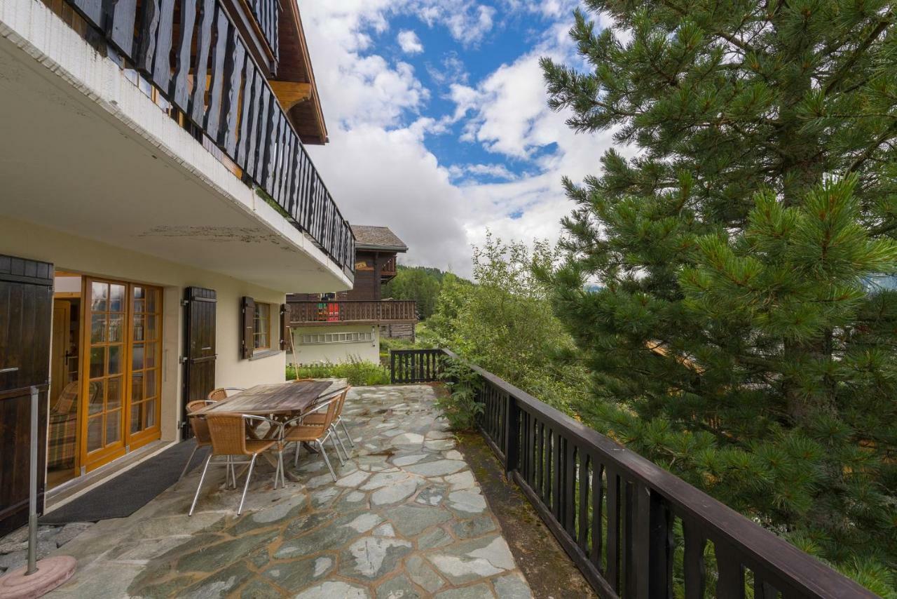 Apartment Schinkenheim "Bei Fuchs & Hase" Grächen Buitenkant foto