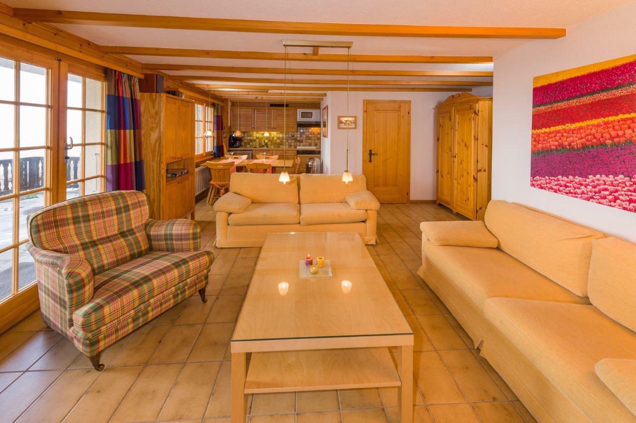Apartment Schinkenheim "Bei Fuchs & Hase" Grächen Buitenkant foto